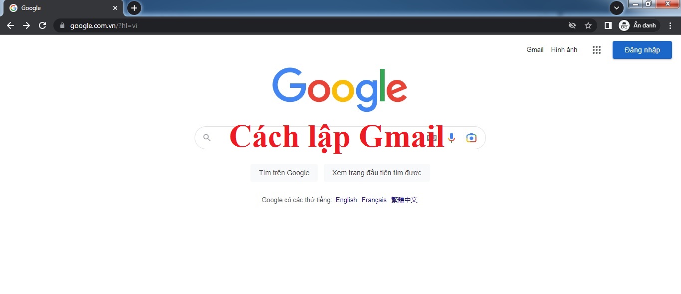 Cach lap Gmail