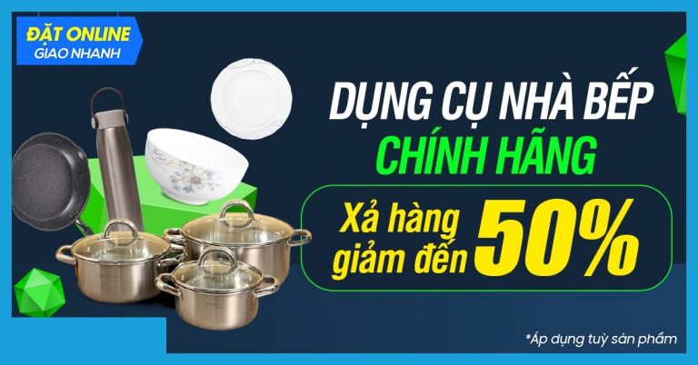 Danh sách đồ gia dụng nhà bếp giảm giá sốc
